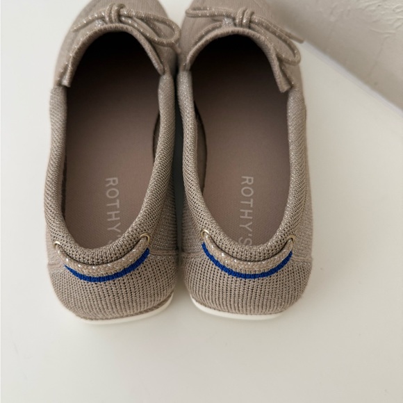 Rothy's Women's Beige Loafers with Bow Detail - Picture 5 of 5